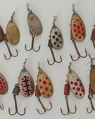 cucchiaini da pesca vintage