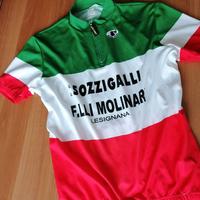 Maglia ciclismo NUOVA originale TRICOLORE tgL-4-50