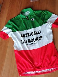 Maglia ciclismo NUOVA originale TRICOLORE tgL-4-50