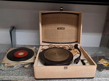 giradischi valigetta vintage