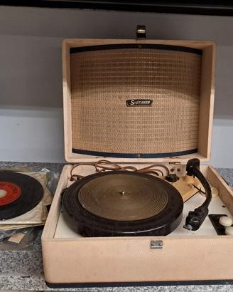 giradischi valigetta vintage