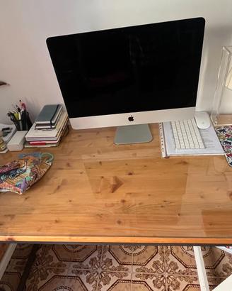 SCRIVANIA ARTIGIANALE LEGNO E FERRO