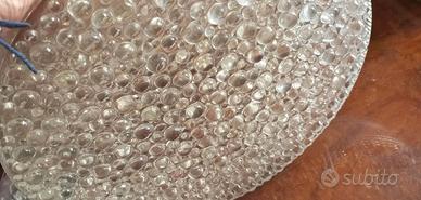 Plafoniera vintage in cristallo