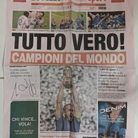 Giornale Italia mondiale 2006 gazzetta dello sport