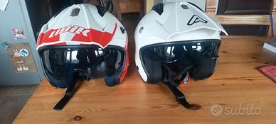 Casco moto trial aperti