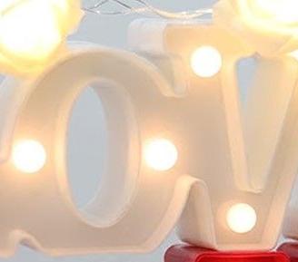 NUOVA SCRITTA LUMINOSA LOVE