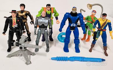 Lotto 7 Action Figure X-Men Robocop James Bond Jr