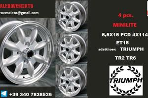 Minilite 5,5x 15 4x114,3 et15 triumph