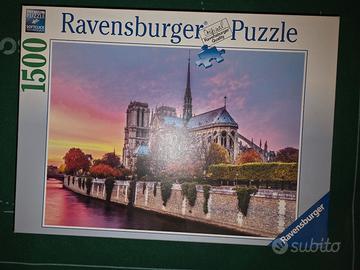 puzzle ravensburger 1500 pezzi con accessori