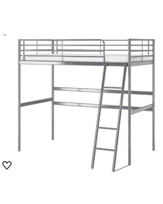 letto singolo a soppalco 