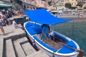 Gozzo Sorrentino Fratelli Aprea in legno