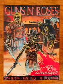 Poster "Guns N Roses" - Live in Roma 2023