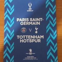 Match program UEFA Super Cup 2025 PSG - Tottenham