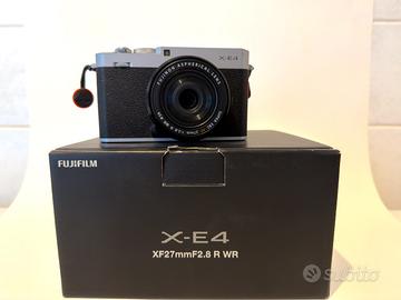 Fujifim Xe4 con XF 27 mm 2,8 WR