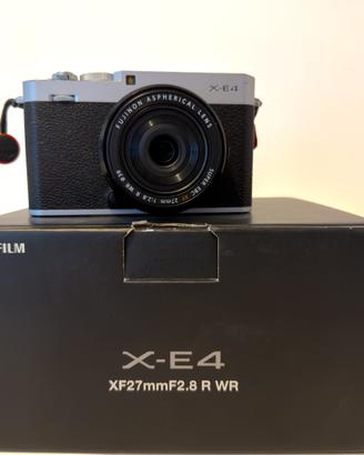 Fujifim Xe4 con XF 27 mm 2,8 WR