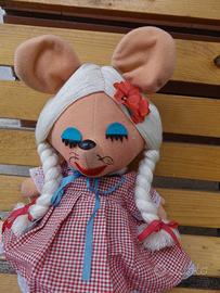 Topo Gigio femmina pupazzo anni 70