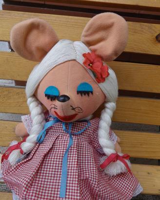 Topo Gigio femmina pupazzo anni 70