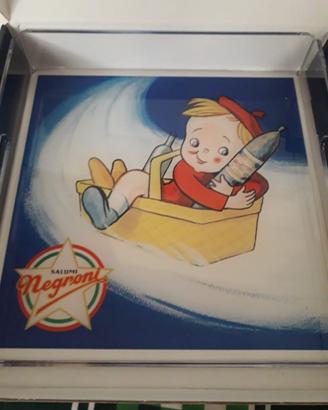 Vassoio in plexiglass Vintage