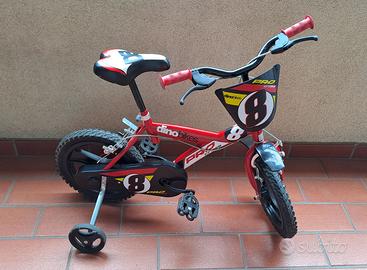 Bicicletta bambino dino bikes 14 pollici rotelle