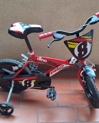 Bicicletta bambino dino bikes 14 pollici rotelle