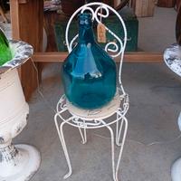 Fiasca da vino in vetro Blù da 5 litri