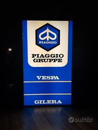 Insegna luminata Piaggio Vespa Gilera