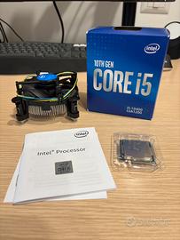 CPU Intel i5 10400 10th gen