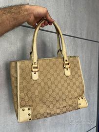 Borsa gucci vintage GG canvas