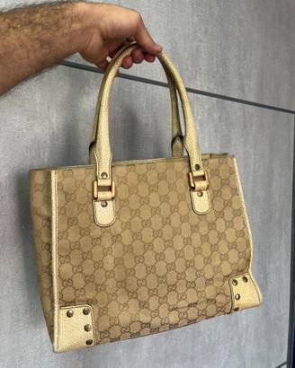 Borsa gucci vintage GG canvas