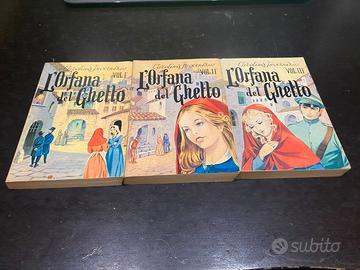 ROMANZO L’ ORFANA DEL GHETTO 3 VOLUMI