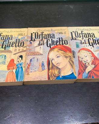 ROMANZO L’ ORFANA DEL GHETTO 3 VOLUMI