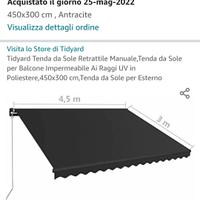 Tenda da sole retrattile 450x300