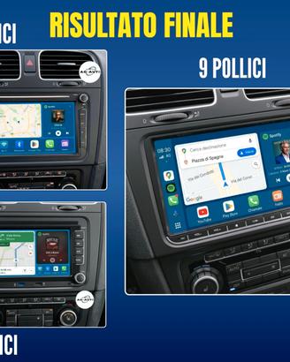 Volkswagen Golf 5 6 | 7 8 9 pollici Autoradio Andr