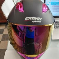 casco integrale Crown Racing Nuovo