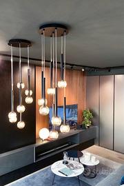 Lampada a sospensione MM Lampadari Bella Tube 7 lu