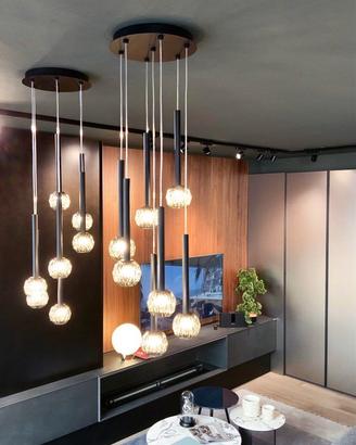 Lampada a sospensione MM Lampadari Bella Tube 7 lu