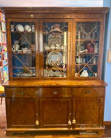 Libteria Inglese Vittoriana con ribaltina