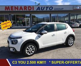 Citroën C3 PureTech 83 S&S You 2.500 KM!! 2024