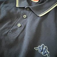 Vintage Kappa polo shirt in navy blue Size L
