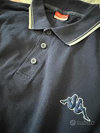 Vintage Kappa polo shirt in navy blue Size L