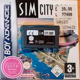 Gioco Game boy Advance originale Sim City