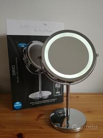 Specchio trucco 5x luce led