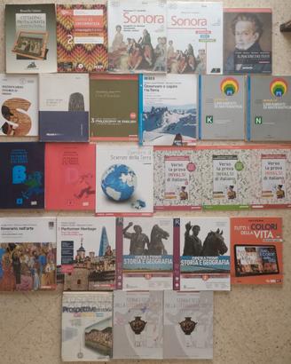 25 libri di scuola superiore \ liceo: greco, ecc.
