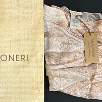 Foulard Falconeri in pura seta fantasia nude