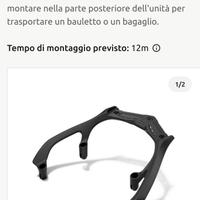 Portapacchi Piastra di supporto  bauletto yamaha
