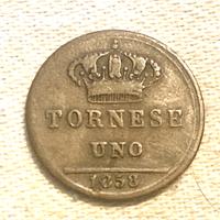 Regno delle Due Sicilie - 1 Tornese 1858 - BB