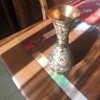 vaso in rame decorato
