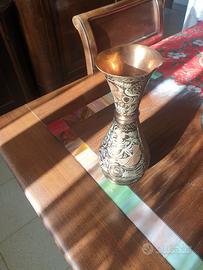 vaso in rame decorato