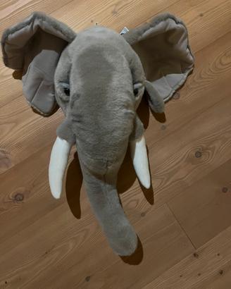 Wild&Soft Elephant George peluche testa animale