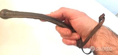 Militaria,Blackjack Manganello d'epoca in cuoio